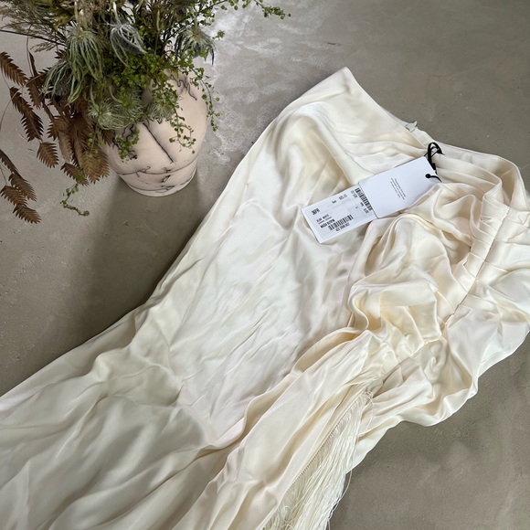 couture magda butrym silk Alba skirt NWT. Bridal festivities or party glam. - Picture 5 of 9